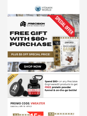 Vitamin World - Did Someone Say Free Gift? 🎁 