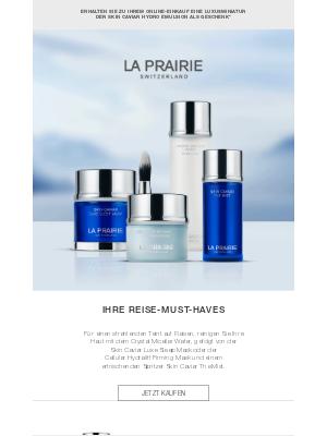 LA Prairie (Germany) - Ihre Reise-Must-Haves für den Sommer.
