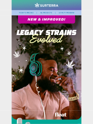 Surterra Wellness - ⚡️Legacy Strain Vapes - New & Improved!⚡️