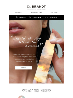 dr. brandt Skincare - To Stop or Not: Retinol Edition