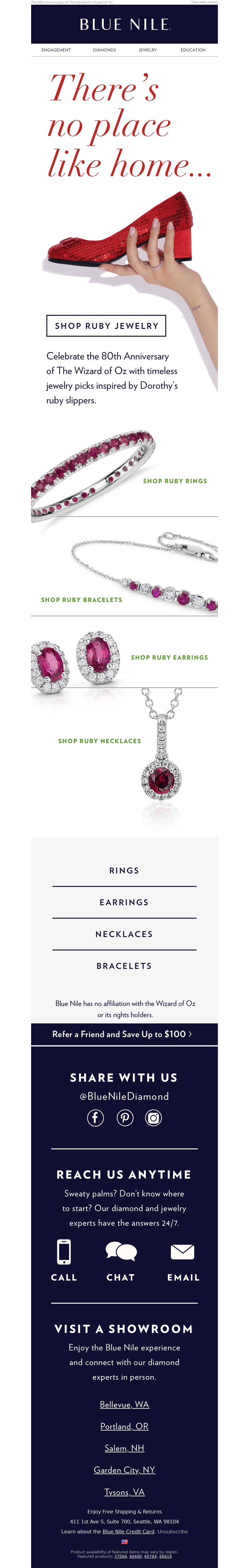 jewelry email example