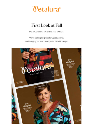 Petalura - Autumn, Unmuted: preview our Fall 2025 collection
