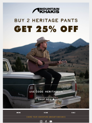Mountain Khakis - Save Big On Our Bestselling Pants