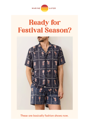Marine Layer - Headliner Styles for Festival Season
