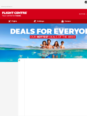 Flight Centre -(Australia) - Save BIG on Disneyland, Japan, the Ghan & MORE 🤩