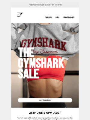 Gymshark (Australia) - Did someone say up to 50% everything? 👀🫨