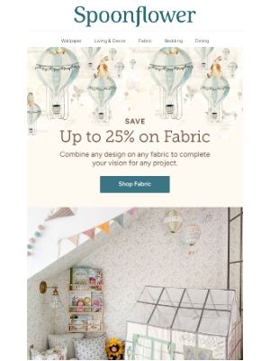 Spoonflower - Up to 25% off Fabric