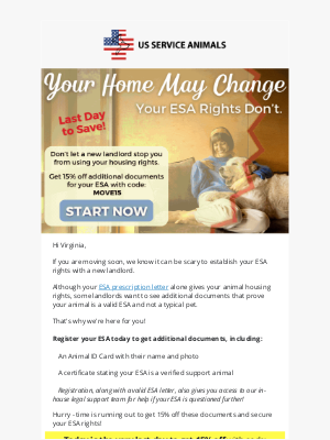 US Service Animals - Last Chance: Secure Your ESA Rights! ✔️