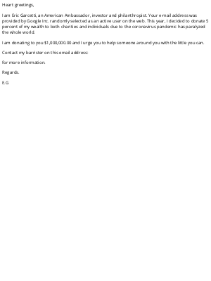 Animoto - [SPAM] Eric Garcetti Charity Foundation.