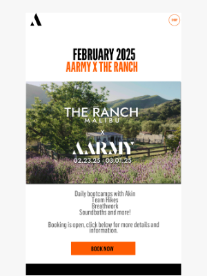 Aarmy - This February 2025: AARMY X The Ranch Malibu 🏆