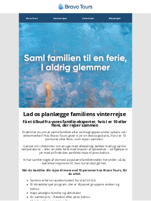 Bravo Tours - Saml hele familien under solen