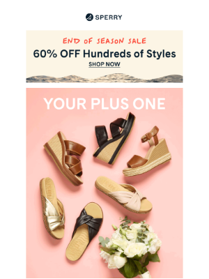 Sperry - Wedding season is here + 60% off!