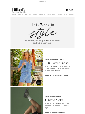 Dillard's - This Week in Style