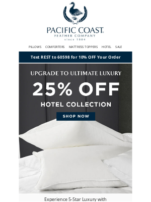 Pacific Coast Bedding - Surround Yourself With Luxury Resort Worthy Bedding.