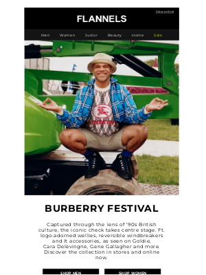 Flannels Fashion (United Kingdom) - Burberry Festival is here