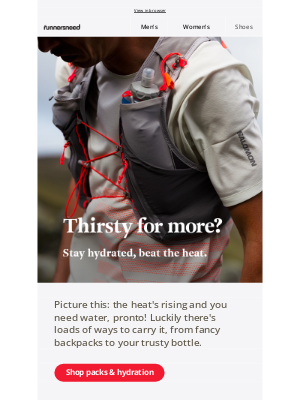 Runners Need (United Kingdom) - Run light, stay hydrated 💧