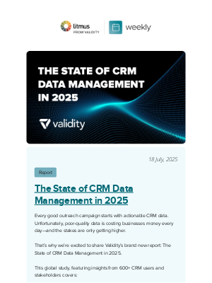 Litmus - The State of CRM report, web safe fonts, and more