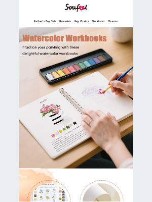 Soufeel Jewelry (Australia) - Paint with delightful watercolor workbooks❤️