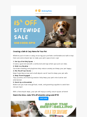EntirelyPets - 🐾 Treat Your Furry Friend to 15% Off!