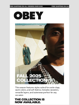 OBEY Clothing - NEW ’25 FALL COLLECTION