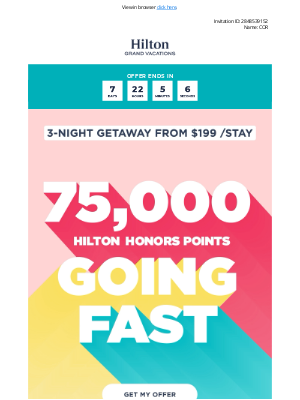Hilton Hotels & Resorts - PETER, 75,000 Hilton Honors Points Could Be Yours!