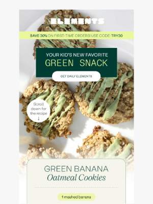 Daily Elements - Back-to-school snack hack? Try this🎒🌱