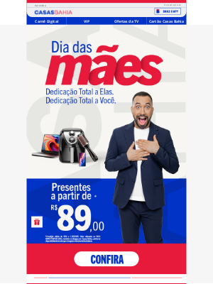 Contagem Regressiva pro Dia das Mães! ⏰