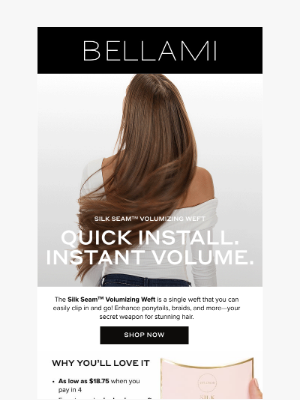 BELLAMI Hair - Your Secret to Instant Volume