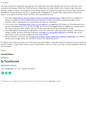 TrueAccord - Household Debt On the Rise and More State-level Oversight