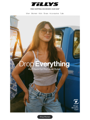Tillys - Drop Everything! Check Out New Arrivals