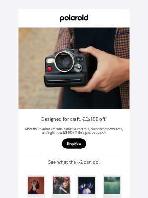 Polaroid - €£$100 off the I-2. 💰📸🔥