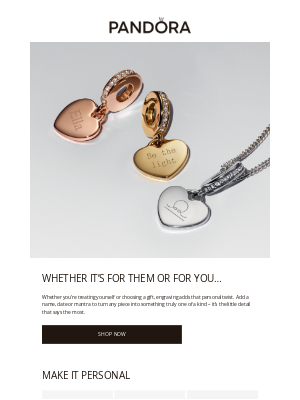 Pandora Jewelry USA - Some words are worth wearing