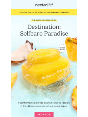 Nectar Bath Treats - A tropical escape awaits