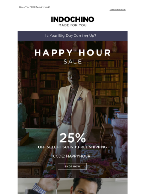 INDOCHINO - It's Happy Hour Somewhere