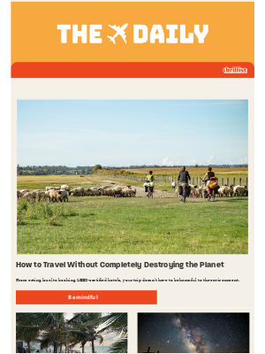 Thrillist - How to Travel Without Completely Destroying the Planet