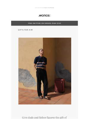 Monos - A free gift for him, on us