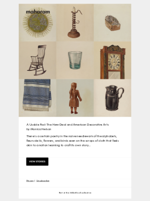 Maharam - A Usable Past by Monica Nelson