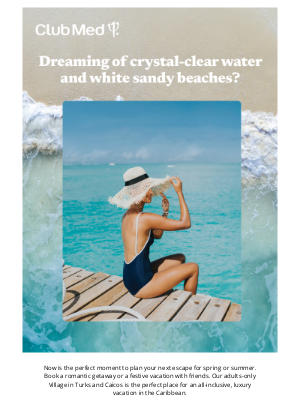 Club Med - Escape to our adults-only paradise this spring or summer ☀️🌴