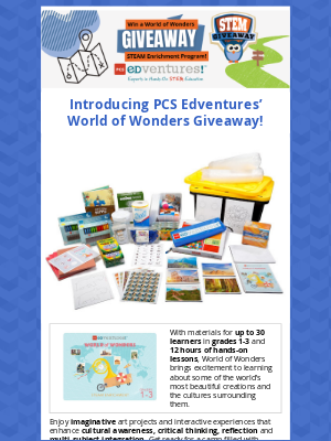 STEMfinity - Introducing PCS Edventures’ World of Wonders Giveaway!