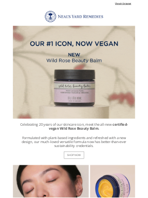 Neal's Yard Remedies - Meet our NEW Vegan Wild Rose Beauty Balm