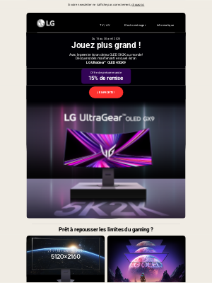 LG (France) - 🚨 Précommande | Premier écran OLED 5K2K au monde 🖥️🎮
