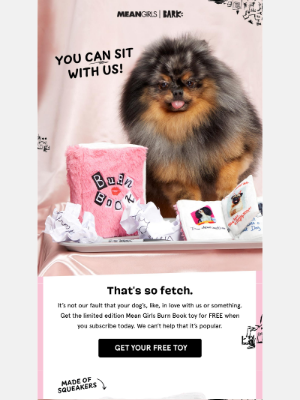 BarkShop - It's not our fault that your dog's, like, in love with us or something