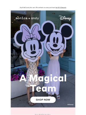 Monica + Andy - Monica + Andy & Disney = ✨