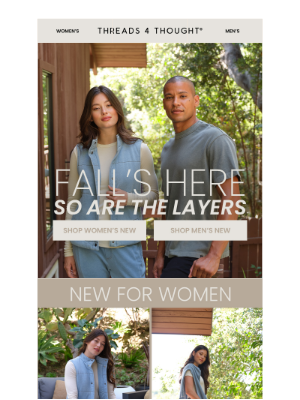 Threads For Thought - Fall’s Here. So Are the Layers.