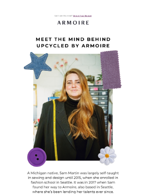 Armoire - Meet The Mind Behind Upcycled by Armoire ♻️