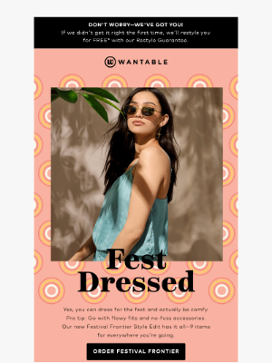 Wantable - planning your next concert outfit?