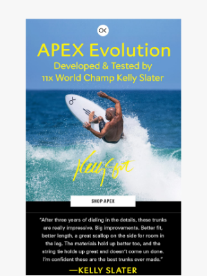 Outerknown LLC - The World's Greatest Boardshort Just Got Better