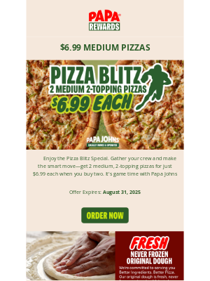 Papa John's - Make the winning play
