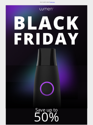 Lumen - Black Friday is Here!  - Up to 50% Off 🔥