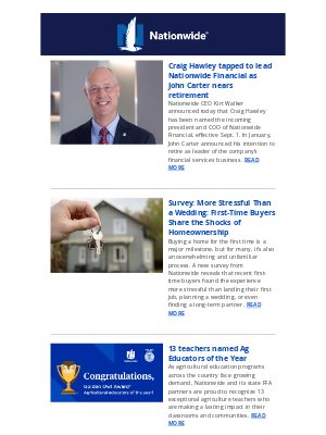 Nationwide - New from Nationwide: Catch up on the latest stories